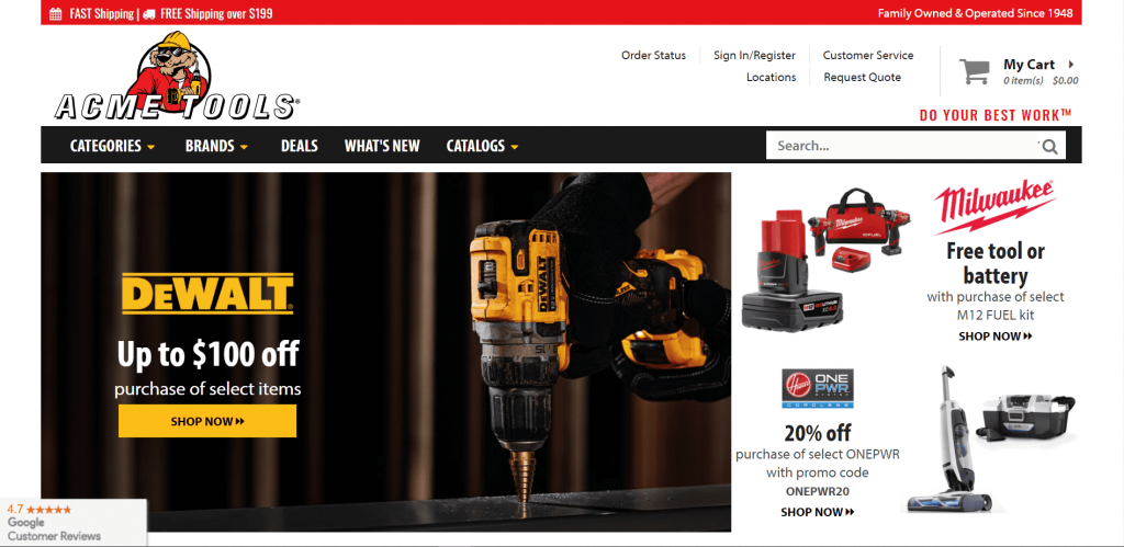 Best Place to Buy Power Tools - Acme Tools