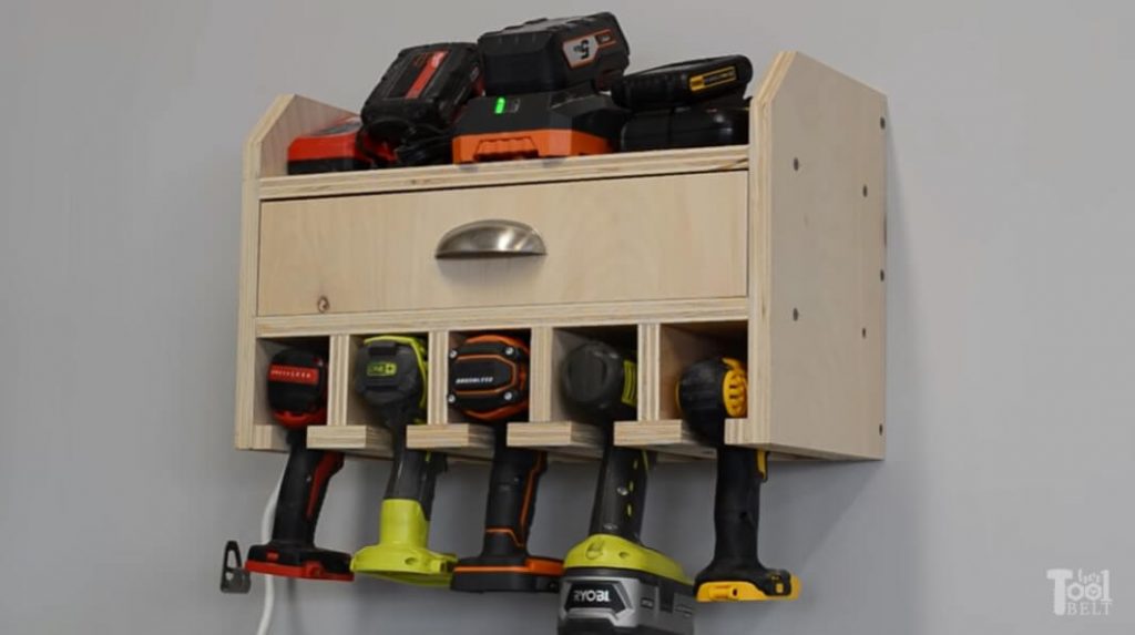 Docking and Charging Station for Cordless Tools- Power tool storage systems