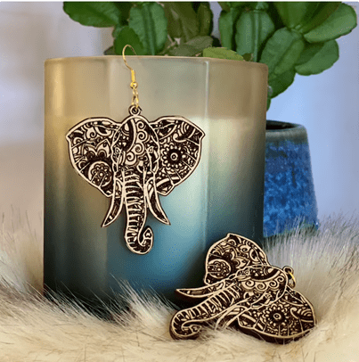 Examples of Laser Engraved Woodworking Projects - Wooden Jewelry