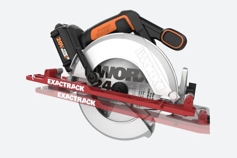 Worx 20V Power Share ExacTrack 6-12 Circular Saw