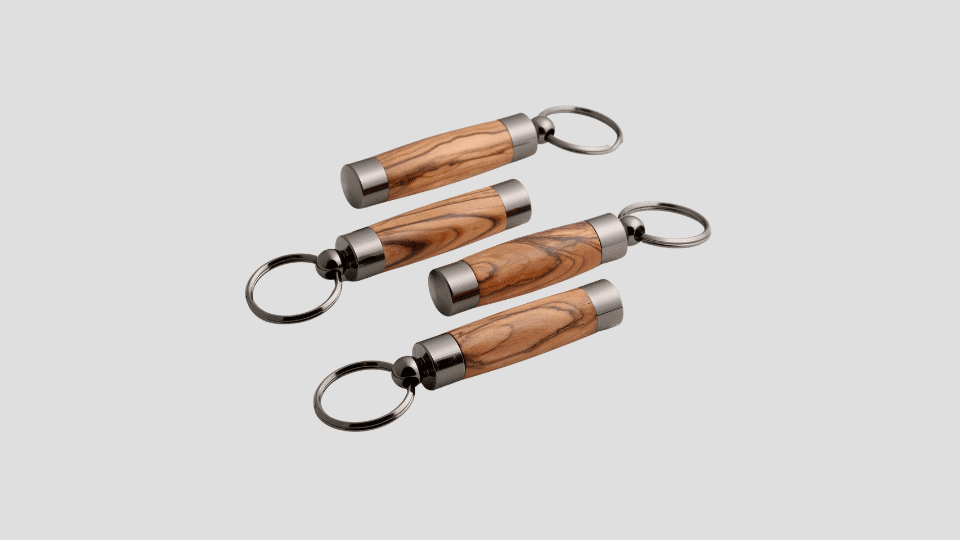 Beginner Wood Lathe Projects - Wood key Chains