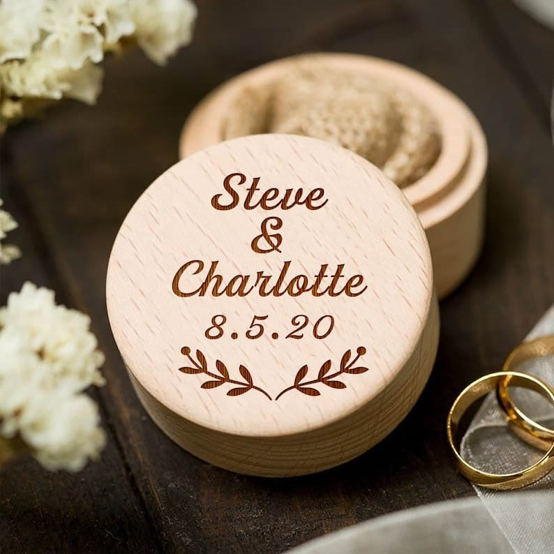 Personalized Wedding Ring Boxes