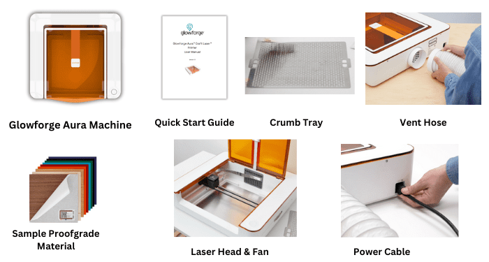 Unboxing The Glowforge Aura Machine