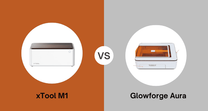 xTool M1 vs Glowforge Aura - Featured Image