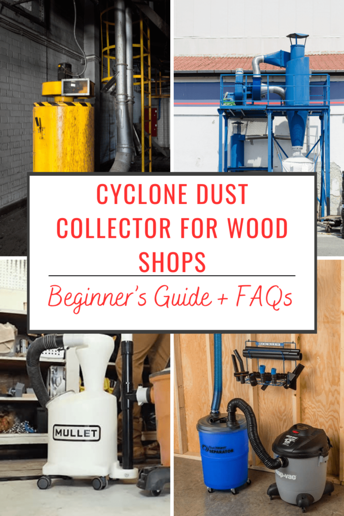 Cyclone dust collectors guide pin