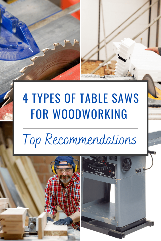 Types of table saws pin